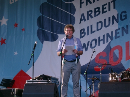 Der Vorsitzende der DKP, Patrik Köbele.